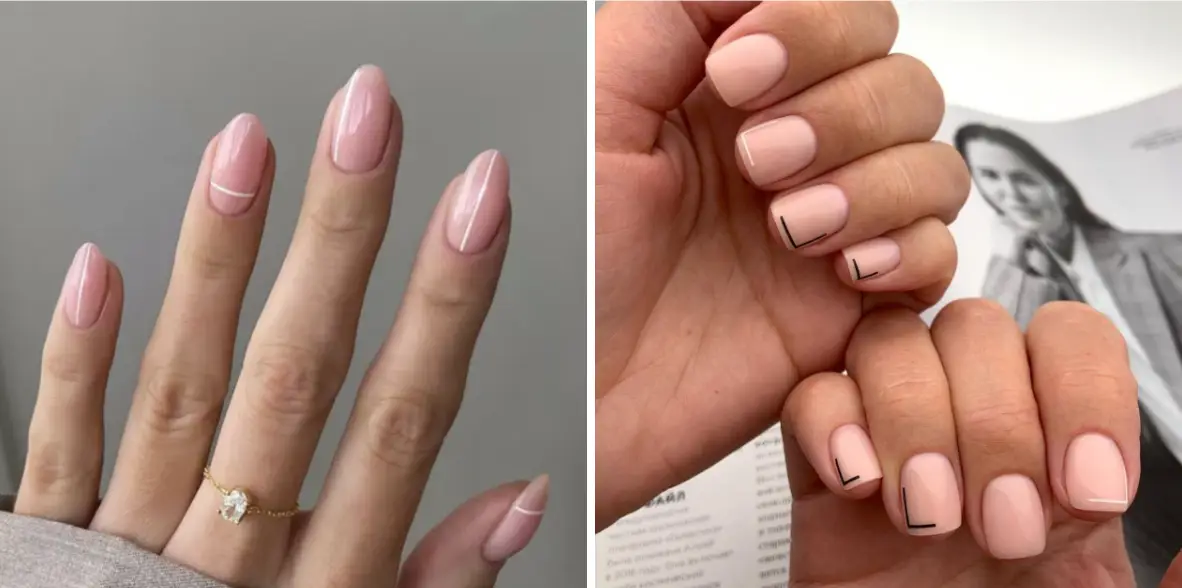 Нюд із тонкими лініями